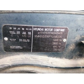 hyundai coupe (j2) del año 2000