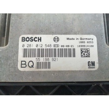 Recambio de centralita motor uce para opel astra h caravan 1.9 cdti referencia OEM IAM 55198921 0281012548 