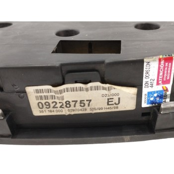 Recambio de cuadro instrumentos para opel zafira a 2.0 dti referencia OEM IAM 09228757EJ 351184000 