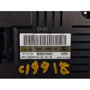 Recambio de pantalla multifuncion para ford fiesta vi (cb1, ccn) 1.4 tdci referencia OEM IAM AA6T18B955AA  