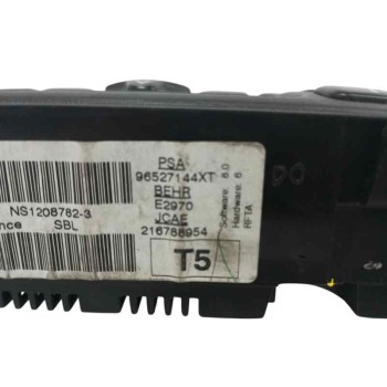 Recambio de mando climatizador para peugeot 307 (s1) 2.0 hdi cat referencia OEM IAM 96527144XT  