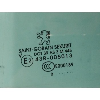 Recambio de luna trasera izquierda para peugeot 3008 1.6 hdi fap cat (9hz / dv6ted4) referencia OEM IAM   