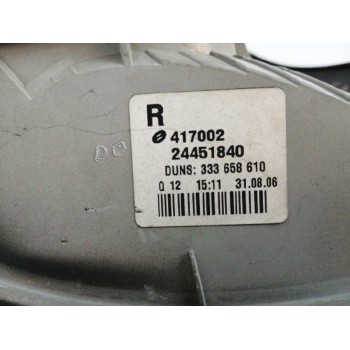 Recambio de piloto trasero derecho para opel astra h caravan 1.9 cdti referencia OEM IAM 24451840 417002 