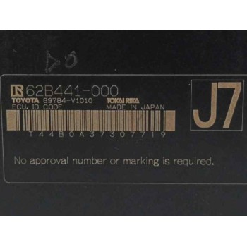 Recambio de modulo electronico para toyota bz4x (_eam1_) ev (xeam10) referencia OEM IAM 89784V1010 60B441000 