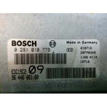 Recambio de centralita motor uce para peugeot 307 (s1) xs referencia OEM IAM 9644606180  