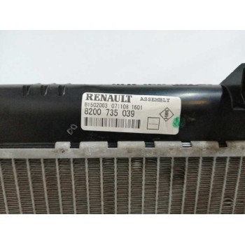Recambio de radiador agua para dacia sandero 1.4 cat referencia OEM IAM 8200735039  