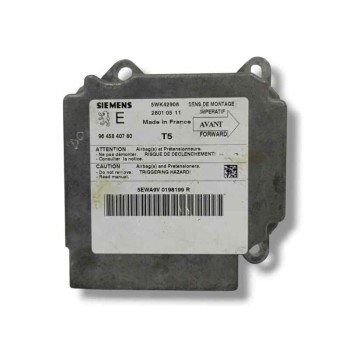 Recambio de centralita airbag para peugeot 307 (s1) 2.0 hdi cat referencia OEM IAM 9645840780  
