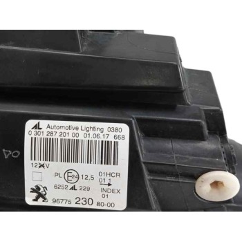 Recambio de faro izquierdo para peugeot 308 ii (lb_, lp_, lw_, lh_, l3_) 1.6 hdi 100 referencia OEM IAM 9677523080 030128720100 