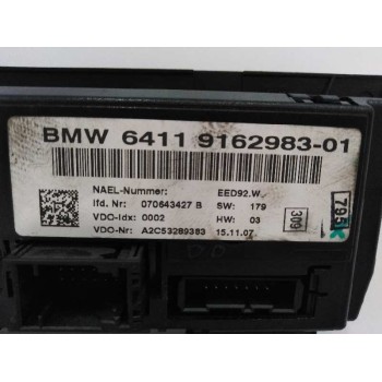 Recambio de mando climatizador para bmw serie 3 berlina (e90) 2.0 turbodiesel cat referencia OEM IAM 64119162983  