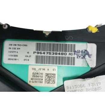 Recambio de cuadro instrumentos para peugeot 307 (s1) 1.6 16v hdi referencia OEM IAM 9647538480  