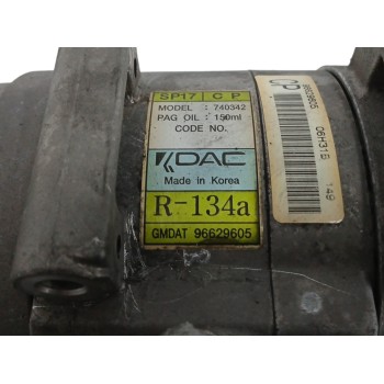 Recambio de compresor aire acondicionado para chevrolet captiva 2.0 diesel cat referencia OEM IAM 96629605  