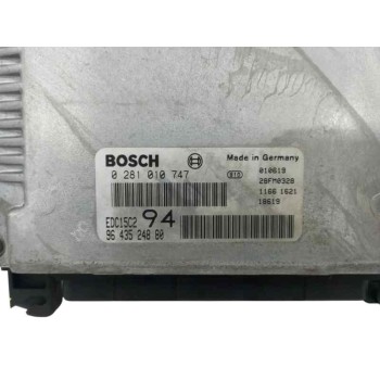Recambio de centralita motor uce para peugeot 307 (s1) 2.0 hdi cat referencia OEM IAM 9643524880 0281010747 