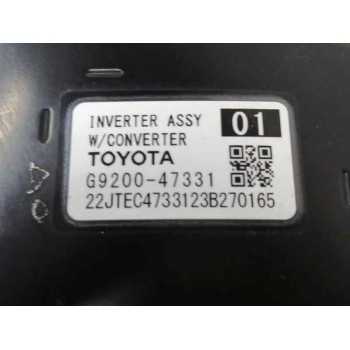 Recambio de inverter / converter para toyota c-hr (_x1_) 1.8 hybrid (zyx10_, zyx11_) referencia OEM IAM G920047331  