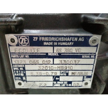 Recambio de caja cambios para renault maxity 2.5 diesel referencia OEM IAM 6S380V0  