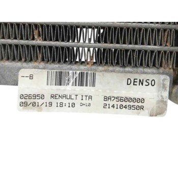 Recambio de radiador agua para renault zoe (bfm_) z.e 40 electrico referencia OEM IAM 214104950R  