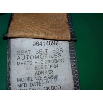 Recambio de cinturon seguridad delantero derecho para daewoo lacetti cdx referencia OEM IAM 96414897  