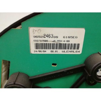 Recambio de cuadro instrumentos para citroën berlingo 1.9 d sx plus familiar referencia OEM IAM 9652246380  