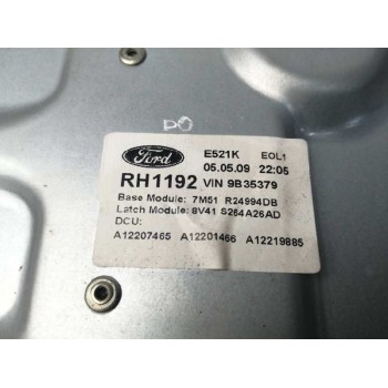 Recambio de elevalunas trasero derecho para ford kuga (cbv) 2.0 tdci cat referencia OEM IAM TIJERA 7M51R24994DB 5WK11598F