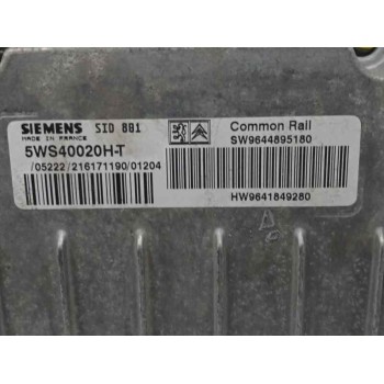 Recambio de centralita motor uce para peugeot 307 (s1) xt referencia OEM IAM 9644895180 9641849280 5WS40020HT