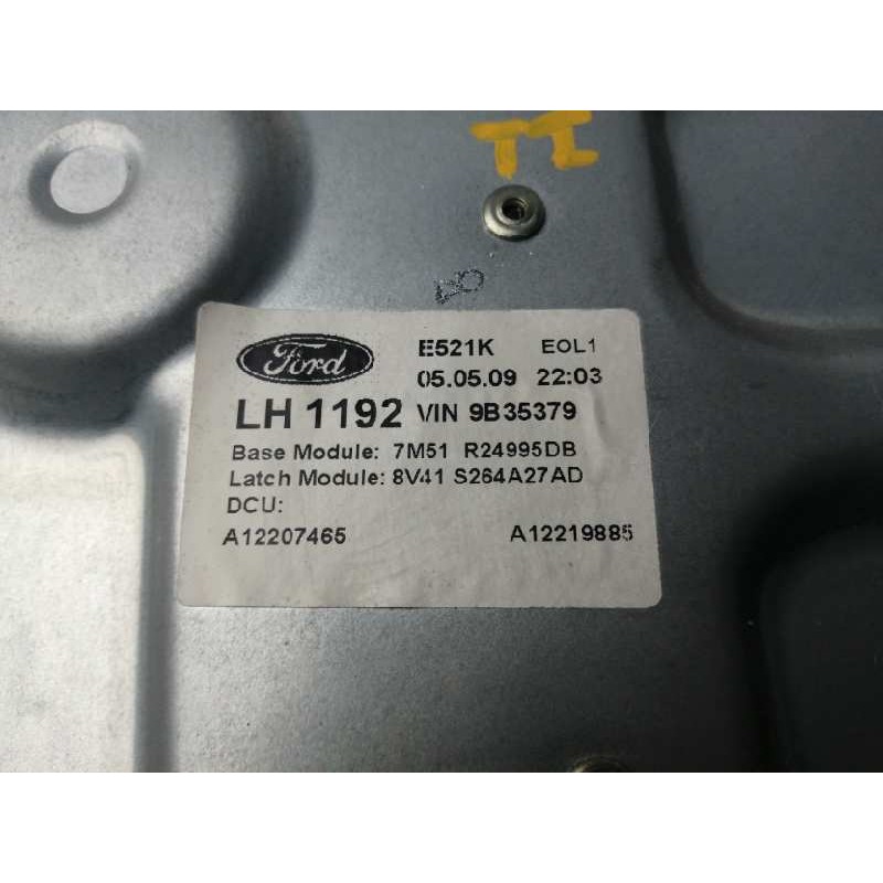ELEVALUNAS TRASERO IZQUIERDO 7M51R24995DB 5WK11588F