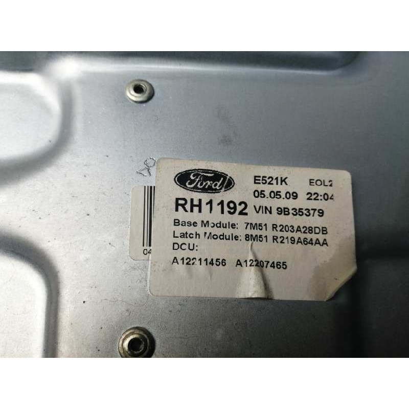 ELEVALUNAS DELANTERO DERECHO 7M51R203A28DB 5WK11584G