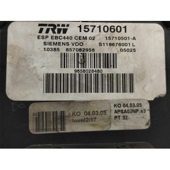 Recambio de abs para peugeot 407 2.0 16v hdi cat (rhr / dw10bted4) referencia OEM IAM 9658028480  S118676001L