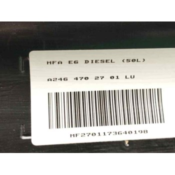 Recambio de deposito combustible para mercedes-benz clase gla (w156) 200 cdi referencia OEM IAM A2464702701 A2460039899 