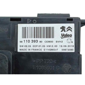Recambio de centralita aire acondicionado para citroën jumpy iii autobús (v_) 1.5 bluehdi 100 referencia OEM IAM 9811039380  