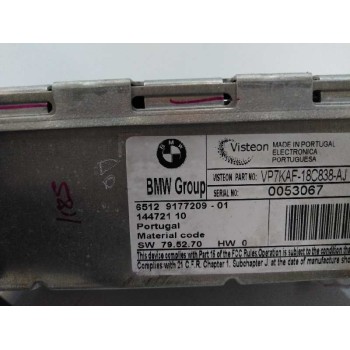Recambio de sistema audio / radio cd para bmw serie 3 berlina (e90) 2.0 turbodiesel cat referencia OEM IAM 65129177209 9177209 