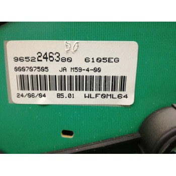 Recambio de cuadro instrumentos para citroën berlingo 1.9 dx familiar referencia OEM IAM 9652246380  