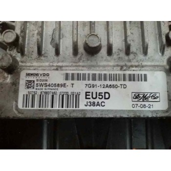 Recambio de centralita motor uce para ford s-max (ca1) trend referencia OEM IAM 7G9112A650TD 5WS40589E 