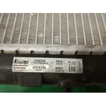 Recambio de radiador agua para citroën berlingo 1.9 dx familiar referencia OEM IAM 63502A  