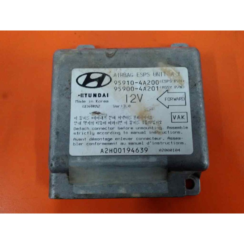 Recambio de centralita airbag para hyundai h 1 h 1 combi con quinta puerta referencia OEM IAM 959104A200 959004A201 