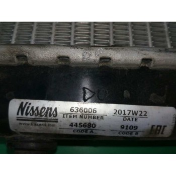 Recambio de radiador agua para citroën xsara picasso 1.6 hdi 110 sx top referencia OEM IAM 636006  