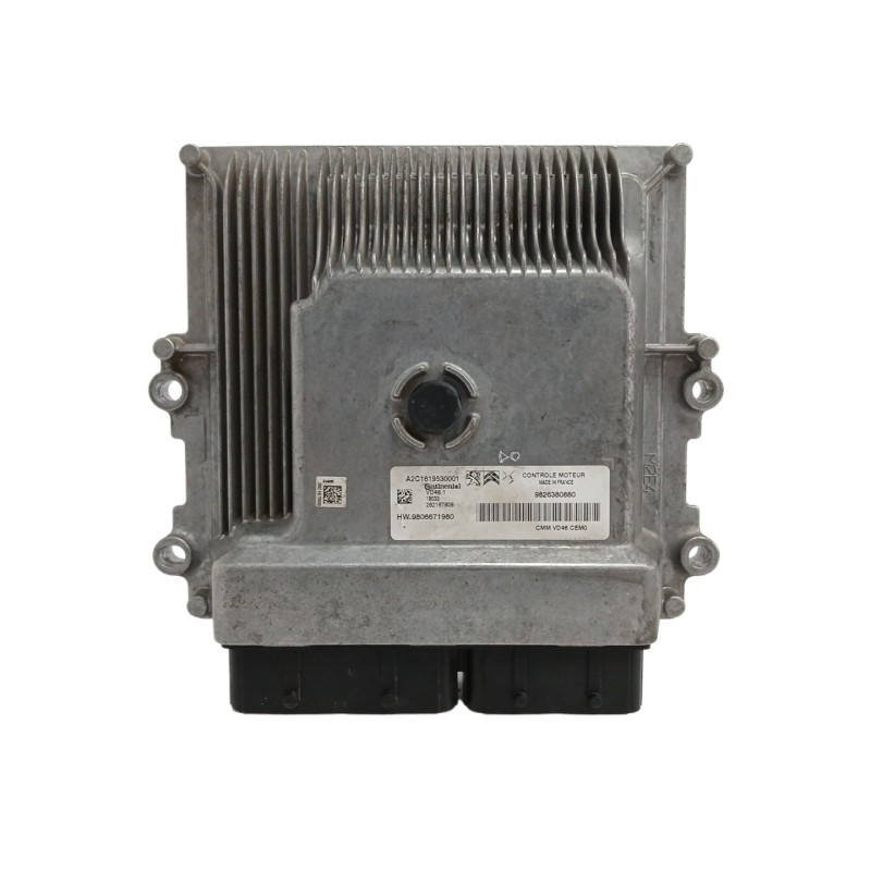 Recambio de centralita motor uce para citroën c4 picasso 1.2 12v e-thp referencia OEM IAM 9826380880 A2C1619530001 
