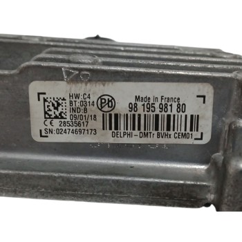 Recambio de modulo electronico para citroën c4 picasso 1.2 12v e-thp referencia OEM IAM 9819598180 START STOP 