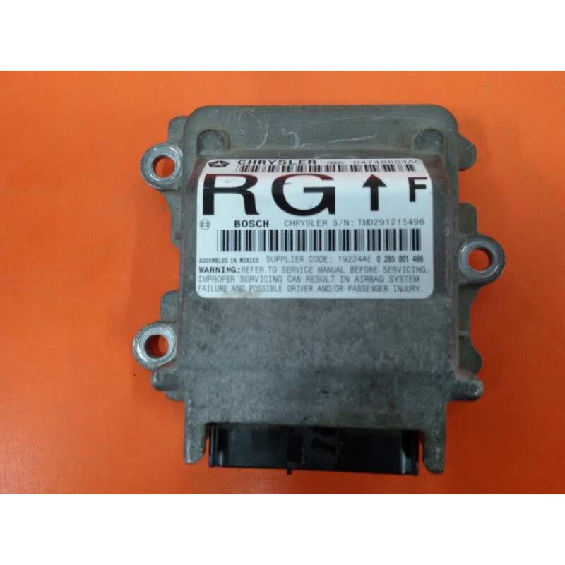 Recambio de centralita airbag para chrysler voyager (rg) 2.4 lx (i) referencia OEM IAM 291215496 04748604AC 