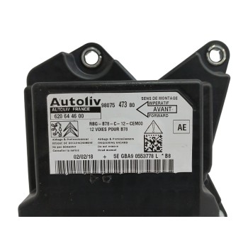 Recambio de centralita airbag para citroën c4 picasso 1.2 12v e-thp referencia OEM IAM 9807547380 620644600 