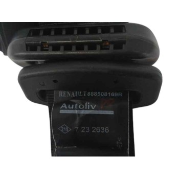 Recambio de cinturon seguridad trasero central para renault zoe (bfm_) z.e 40 electrico referencia OEM IAM 888508169R  