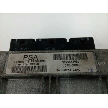 Recambio de centralita motor uce para citroën c2 vtr referencia OEM IAM 9649433980 84820V02 