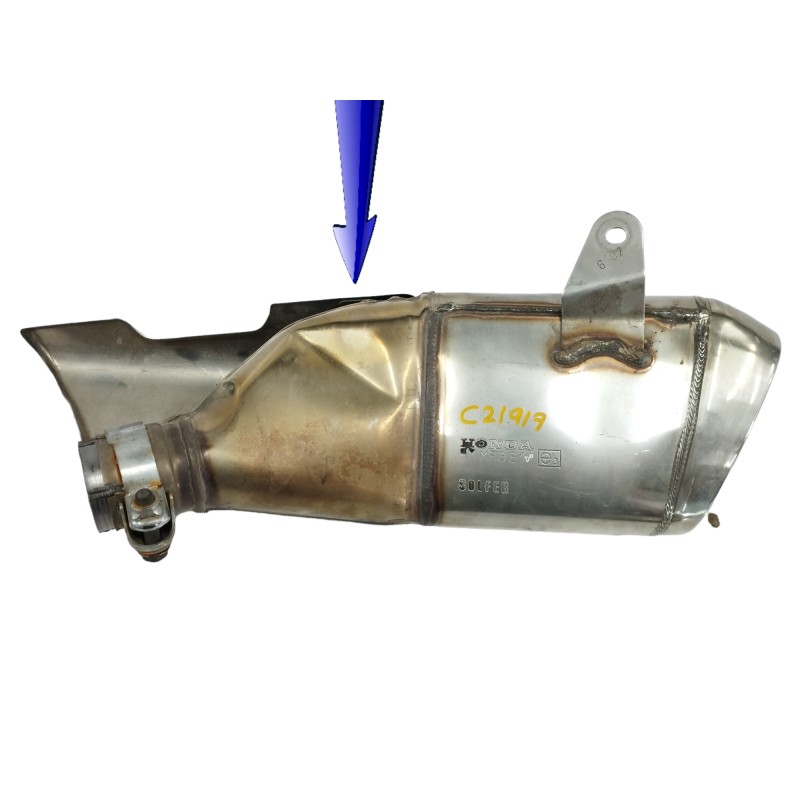 Recambio de tubo de escape para honda cb/cbf 600 / 900 hornet /cbf 1000 referencia OEM IAM HMMFGE1 OBSERVAR FOTO 
