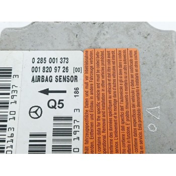 Recambio de centralita airbag para mercedes-benz clase c (w203) c 200 cdi (203.004) referencia OEM IAM 0285001373  0018209726
