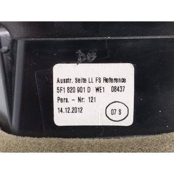 Recambio de rejilla aireadora para seat leon (5f1) 1.6 tdi referencia OEM IAM 5F1820901D LADO IZQUIERDO 