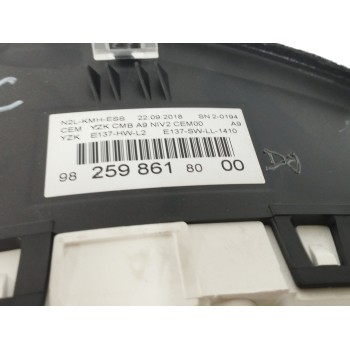 Recambio de cuadro instrumentos para peugeot 2008 (--.2013) 1.2 12v vti referencia OEM IAM 9825986180  