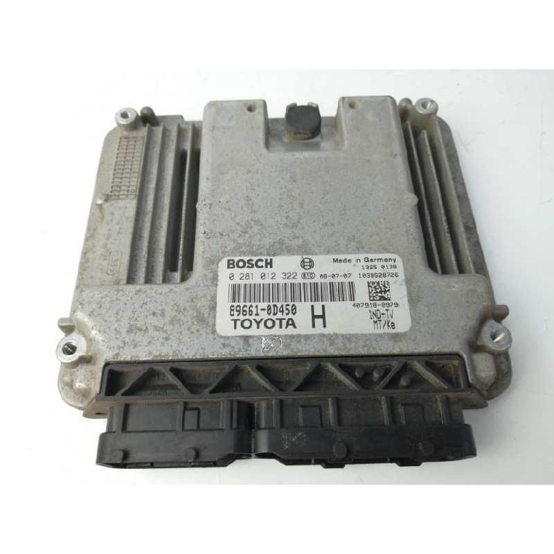 Recambio de centralita motor uce para toyota yaris (ksp9/scp9/nlp9) 1.4 turbodiesel cat referencia OEM IAM 896610D450 0281012322