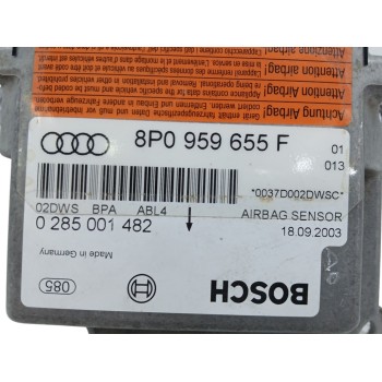 Recambio de centralita airbag para audi a3 (8p1) 1.6 referencia OEM IAM 8P0959655F 0285001482 