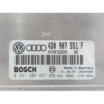 Recambio de centralita motor uce para audi a6 berlina (4b2) 2.8 v6 30v referencia OEM IAM 4D0907551F  0261204687