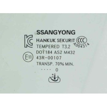 Recambio de luna delantera izquierda para ssangyong tivoli 1.5 g15dtf referencia OEM IAM   