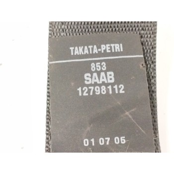 Recambio de cinturon seguridad trasero izquierdo para saab 9-3 cabrio 1.8 cat referencia OEM IAM 12798112  