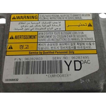 Recambio de centralita airbag para chevrolet tacuma monospace (u100) 1.6 referencia OEM IAM 96282803  